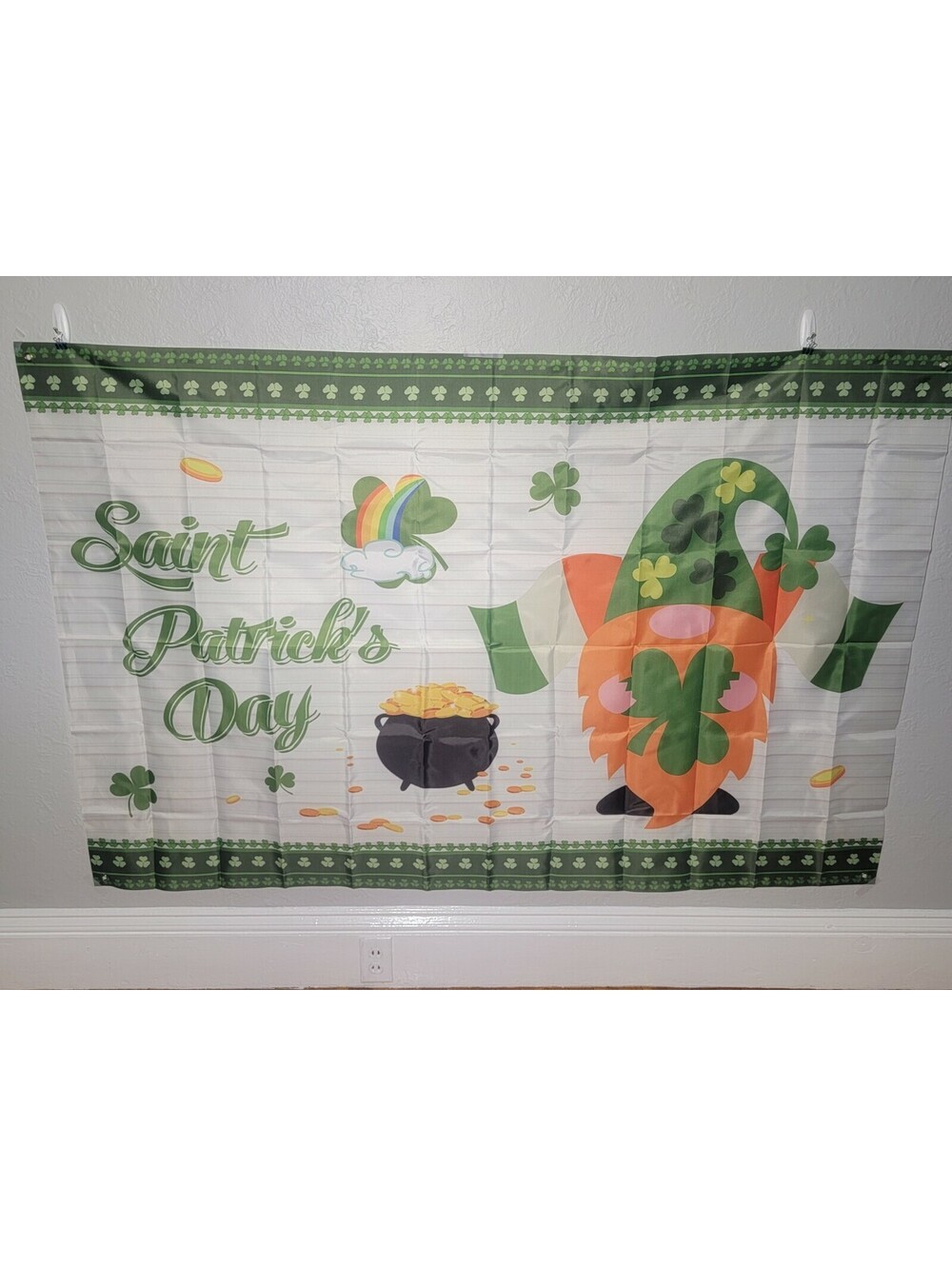 St Patrick's Day canvas Decorations Wall Sign Hanging Decor St Patricks Day